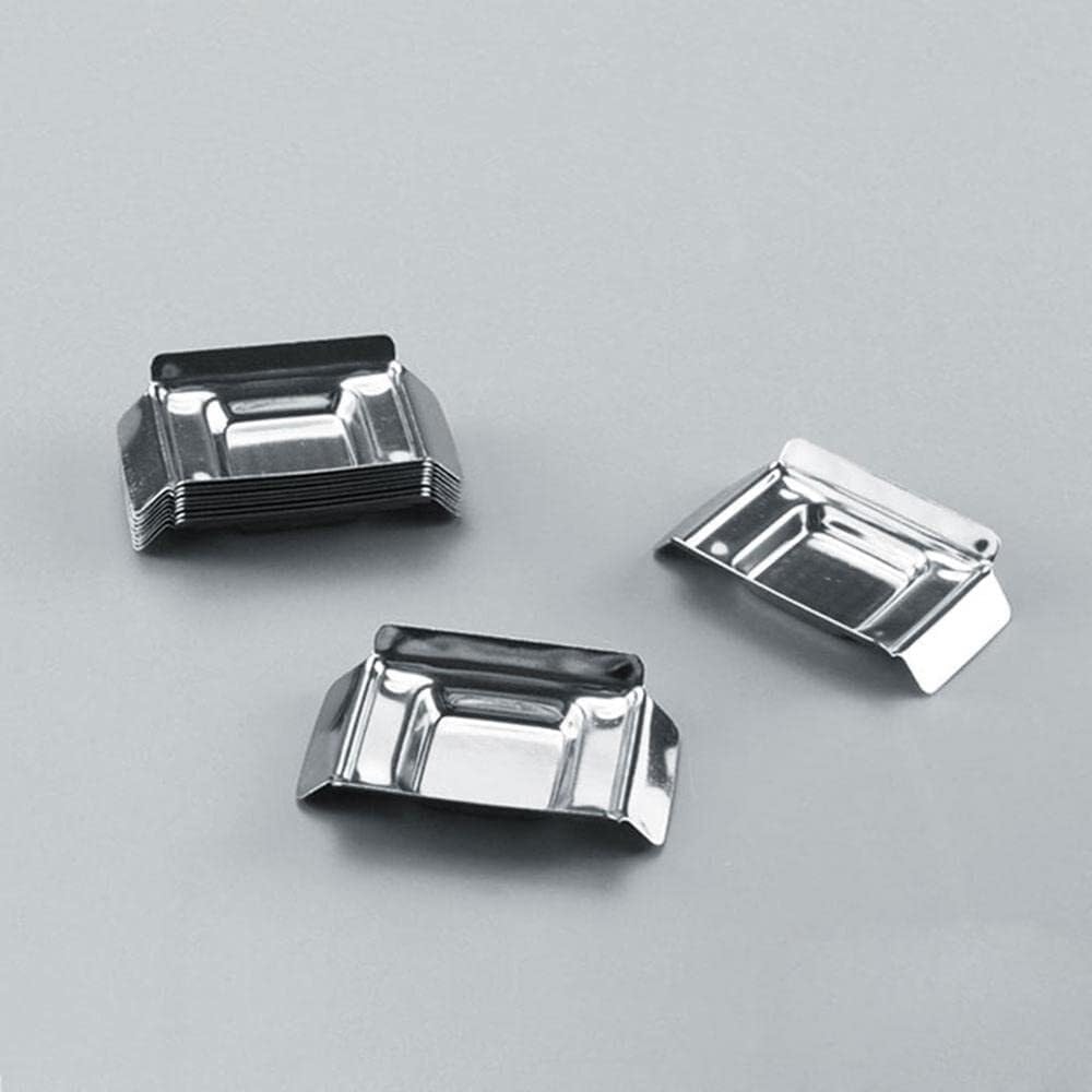10 Stück Edelstahl-Einbettform Für Proben – Untere Paraffin-Einbettform – Laborgeräte – Chemie-Experimentierwerkzeuge(24x24x7mm)