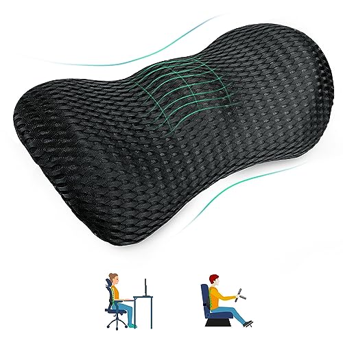 VBXBKC Lendenkissen, Memory Foam Lendenwirbelstützkissen für Bürostuhl und Autositz,...
