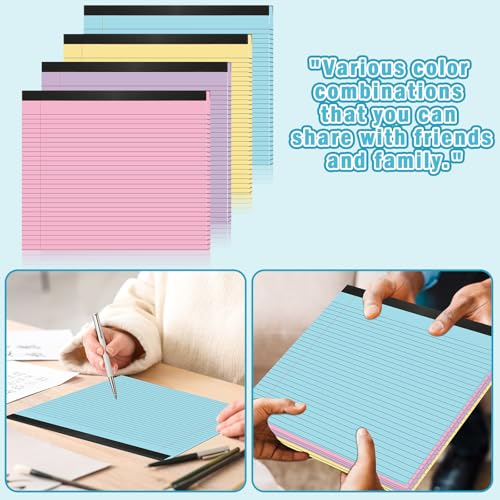 Bloc-notes format légal pastel pour structurer vos notes sans taches d'encre - 5