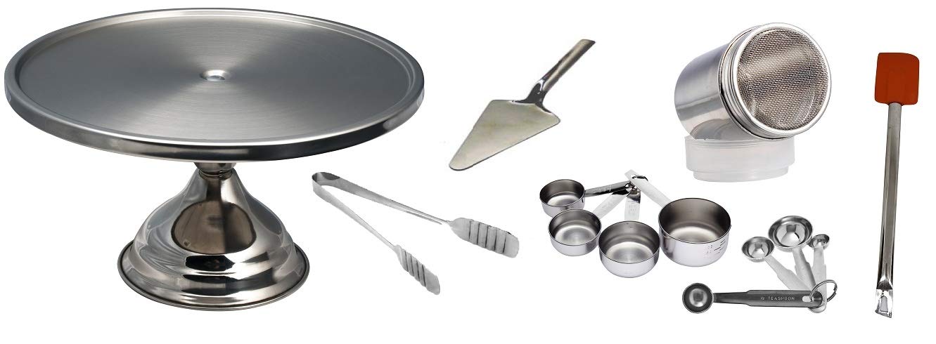 Dynore Stainless Steel 7 Pcs Cake Accessories Set