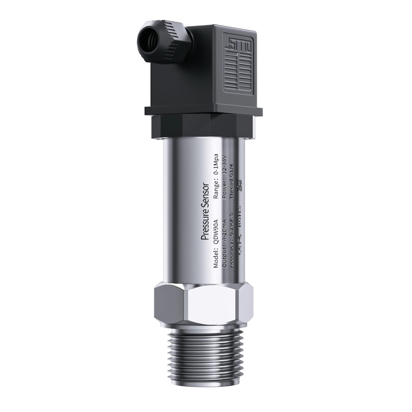 Transmisor de presión pequeño 0-1bar 0-5bar 0-10bar Sensor aire agua 0-5V RS485 M20-1.5 G1-4 transductor rosca 1 Uds(M20-1.5 thread,0-0.2bar)
