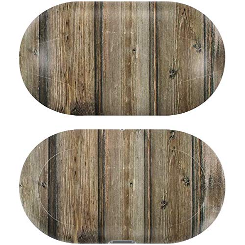 Skinit Decal Audio Skin Compatible with Galaxy Buds+ - Officially Licensed Originally Designed Natural Weathered Wood Design