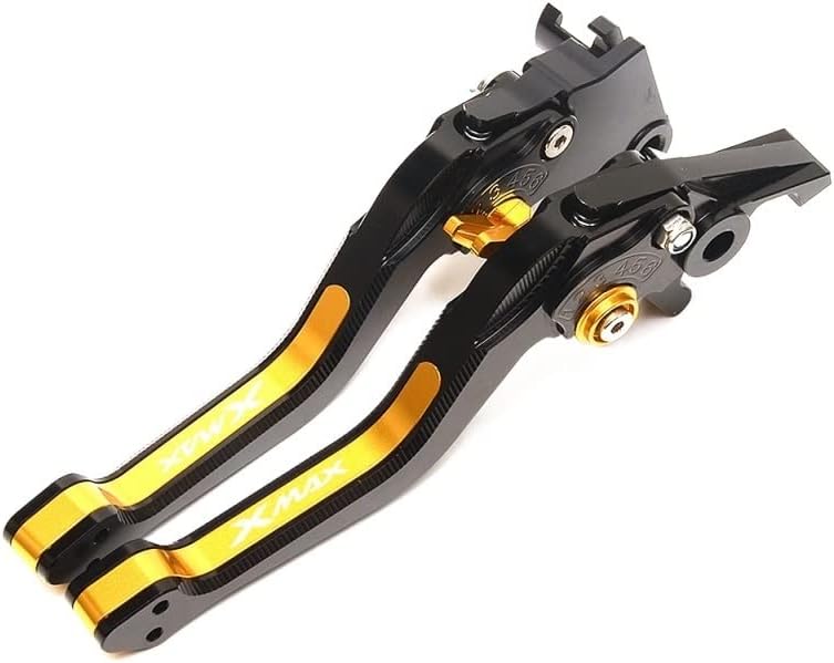 TEMKIN W - Palancas de embrague de freno de motocicleta CNC ajustables 3D Rhombus para Yamaha Xmax 300 X-MXA 125 250 400 2017 2018 2019 2020 Y