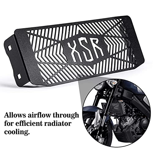 Kühlerschutz für Motorräder für Yamaha XSR-125 / XSR-155 2019 2020 2021 2022 2023, PSLER Kühlergrill Wassertanknetz Schutzgitter Grillabdeckung