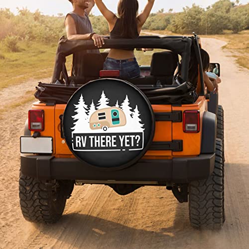 Image of Rv Forest Camping Spare Tire Cover Dust-Proof Wheel Tire Cover Fit Trailer, RV, SUV and Many Vehicle 14 Inch