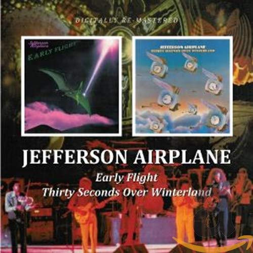 T-shirt Jefferson Airplane – Thirty Seconds Over Winterland, Couleur Noire, Taille S à 5XL