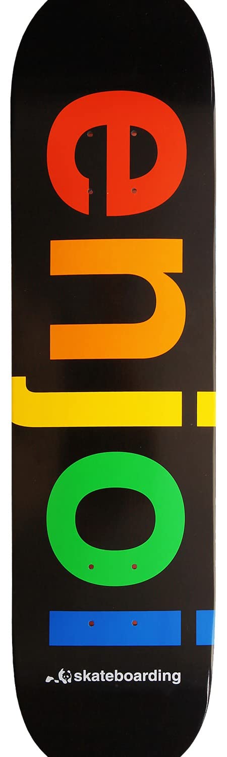 EnjoiSkateboards Spectrum Black Skateboard Deck - 8.25" x 31.7"