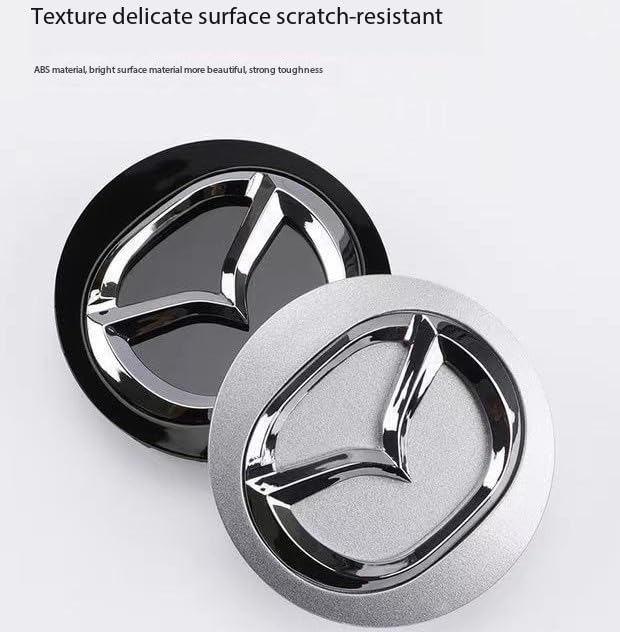 4 stuks Auto Naafdoppen voor Mazda MX-5 NB,Wielnaafdop Naafdeksel met Auto Embleem Logo Center Hub Cap Styling Accessoires,Black-S 4 stuks Auto Naafdoppen voor Mazda MX-5 NB,Wielnaafdop Naafdeksel met Auto Embleem Logo Center Hub Cap Styling Accessoires,Black-S