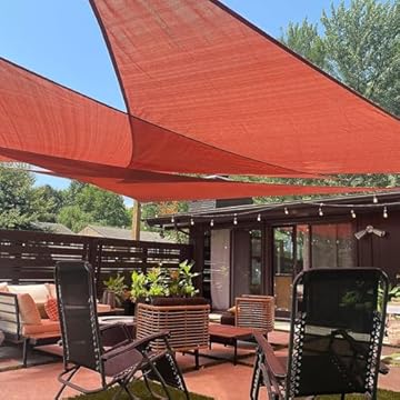 canvas triangle sun shade