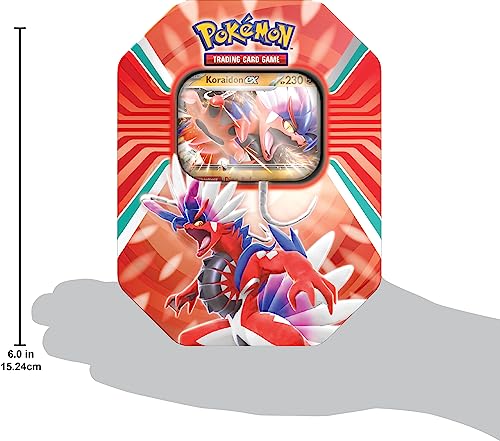 Pokémon - Trading Card Game: Tin-Box Paldea Legends - Koraidon (1 Holographic Card & 4 Booster Packs), Coraidon, 0 - Image 4