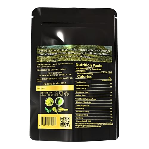 Té Matcha en polvo ceremonial 50g paquete 1 miniatura 2