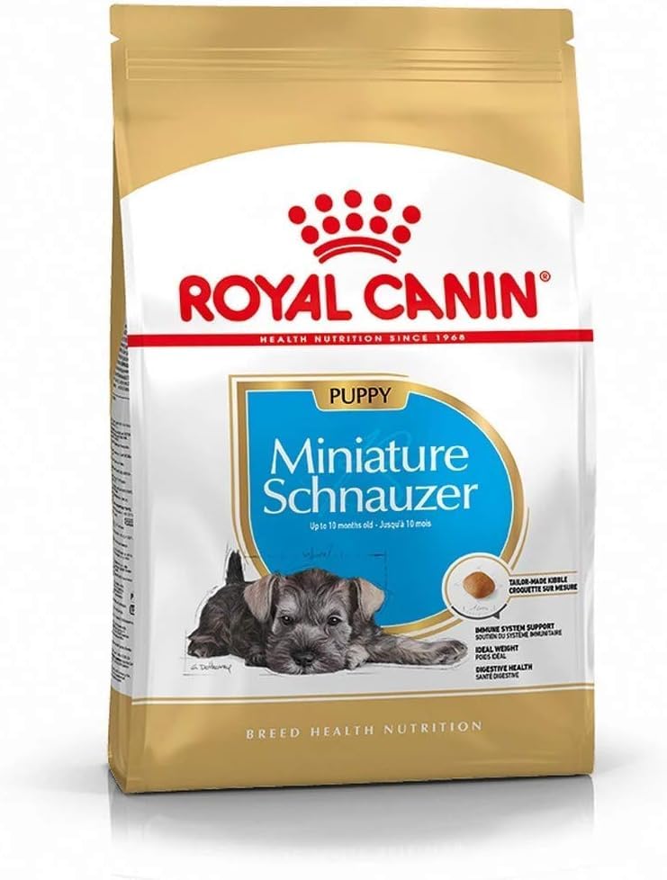 6 x 1.5kg (Full Box) Royal Canin Miniature Schnauzer Puppy Complete Dog Food