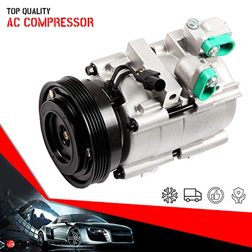 Image of A /C Compressor with Clutch for Kia Optima for Hyundai Santa Fe 2001-2006