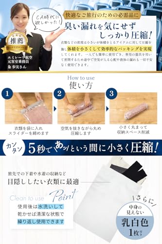 GELAFUL 衣類圧縮袋 M・L・XLサイズ