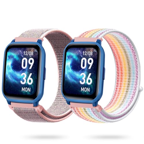 2 Pack Correas Ajustables de Nylon para Reloj Butele H69 miniatura 1