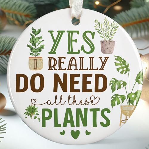 Pawzity Plant Christmas Ornament - Plant Ornaments Christmas, Garden Christmas Ornaments - Gifts for...