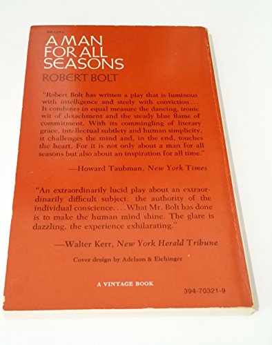A Man for All Seasons 0394703219 Book Cover