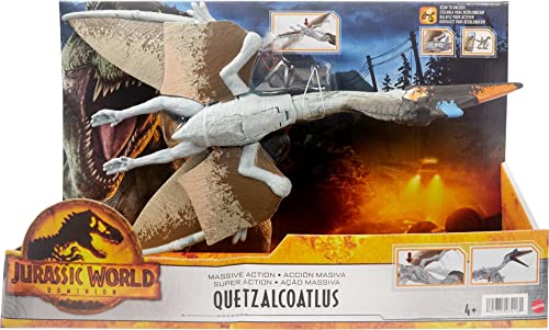 Mattel HDX48 Jurassic World Dominion Massive Action Quetzalcoatlus Dinosaur Action Figure Toy thumb #5