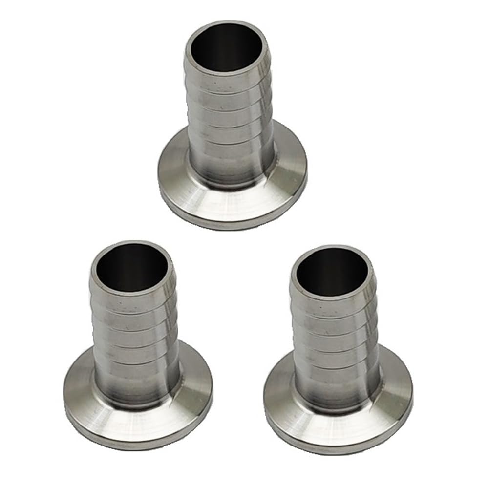 Breeshy Sanitäranschluss für Schlauchtülle, Tri-Clamp-Typ, Ferrule für Heimbrauen, 25 mm