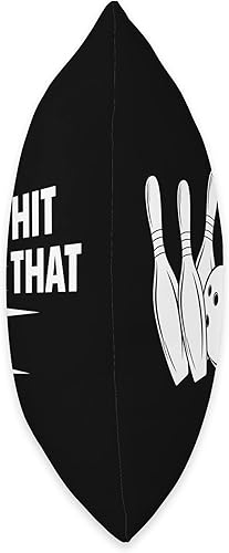 Miniatura 2 de Bowling Skittles Pin Bowling Pins Bowler Apparel I D Hit Pin Skittles Bowling Club - Almohada de 16 x 16 pulgadas, multicolor