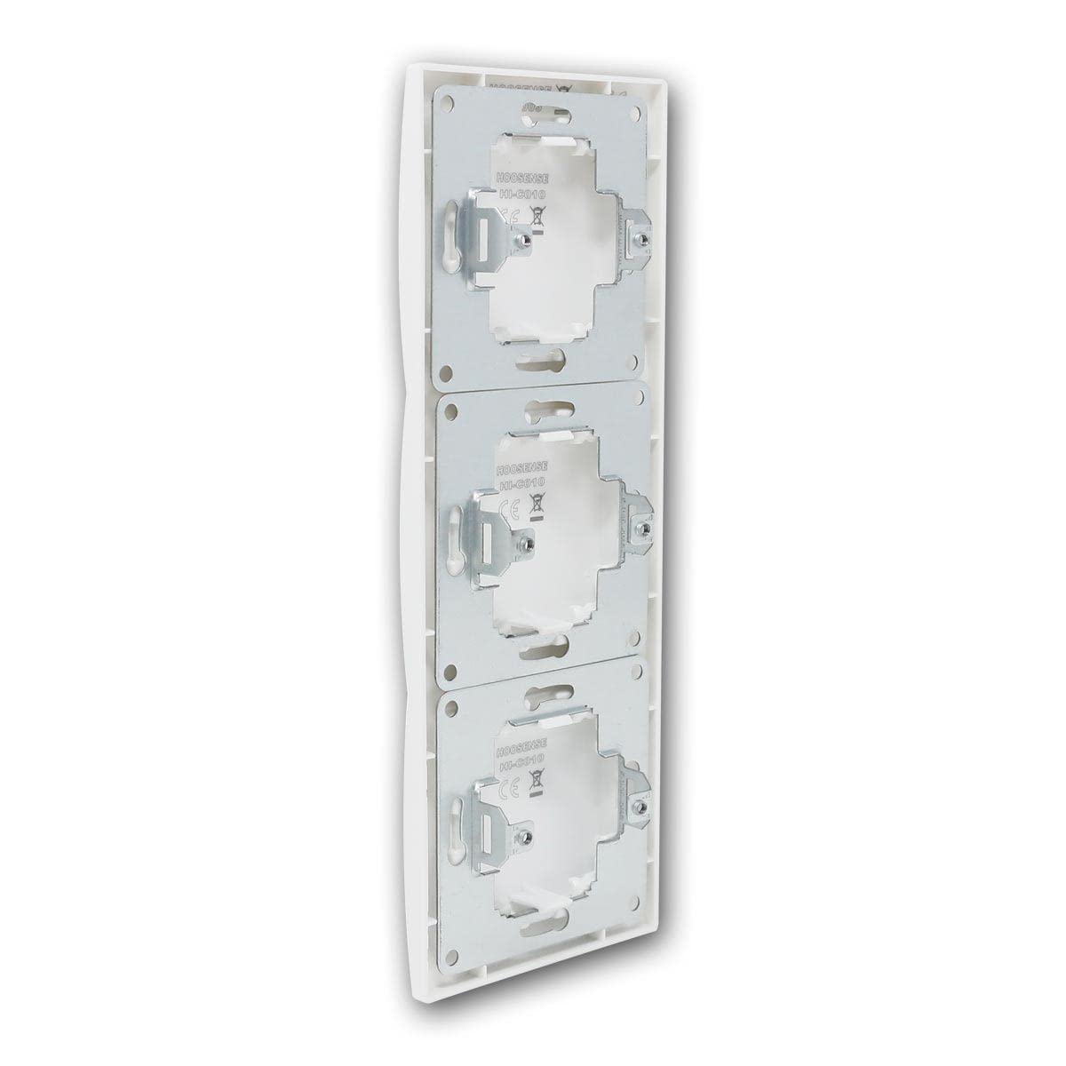 Tapa/panel triple FLAIR, color blanco, con marco triple