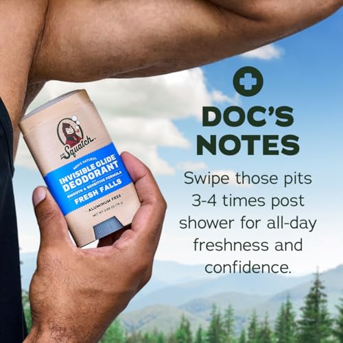 Dr. Squatch Invisible Glide Natural Deodorant Men, Aluminum Free (2-Pack) - image 8