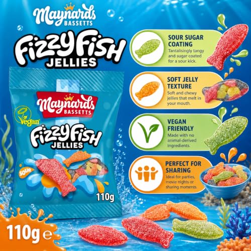 Gomitas Maynards Bassetts Peces Ácidos 110g Pack 2 miniatura 4