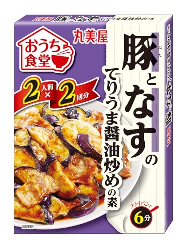 丸美屋 おうち食堂 豚となすのてりうま醤油炒めの素(2人前×2回分) 140g×5個のサムネイル