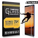 Samsung Galaxy Note 8 Screen Protector,XUZOU Tempered Glass 3D Touch Compatible,9H Hardness,Bubble(1 Pack)