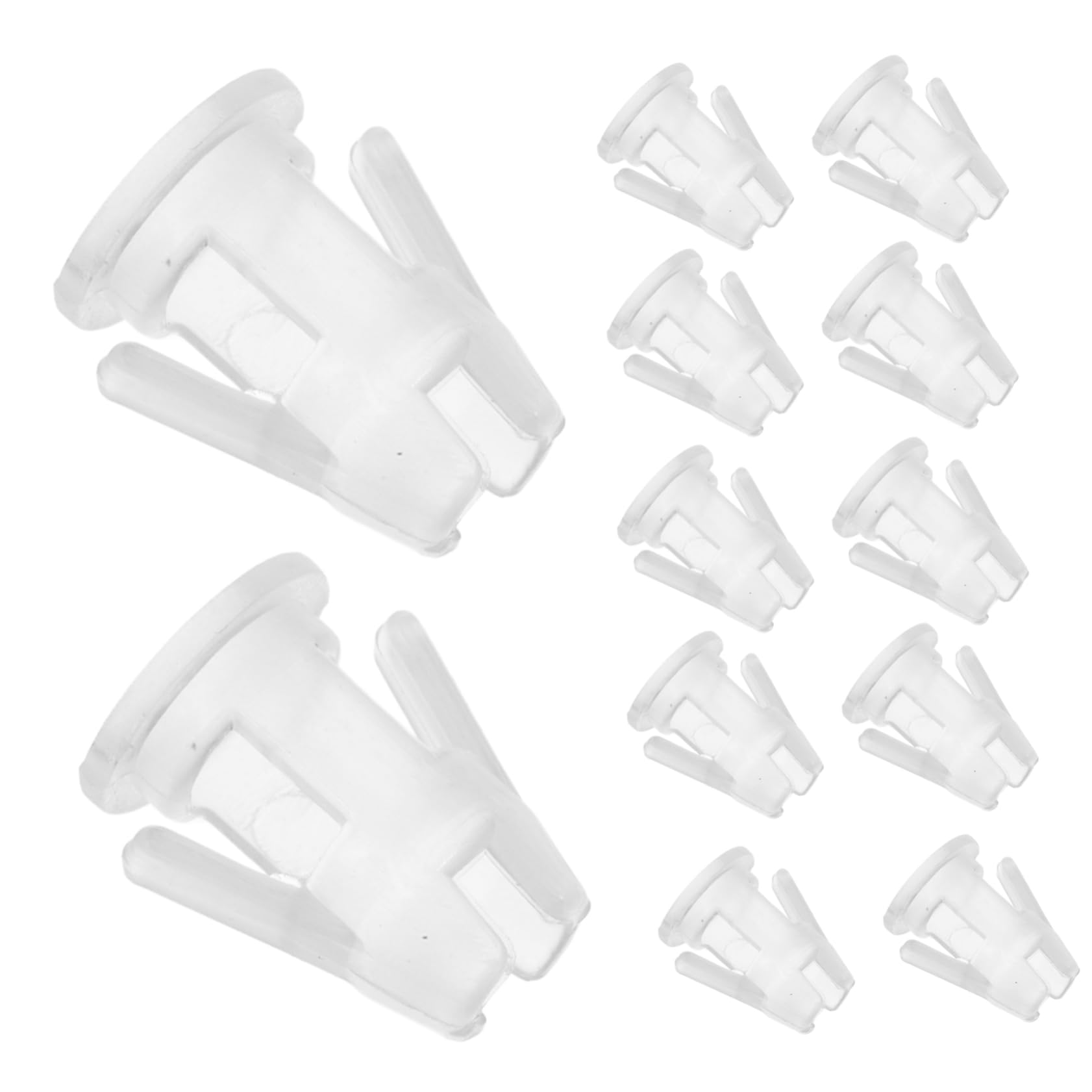POPETPOP 200pcs Led Lamp Bead Plug Light Socket Safety Cap for Receptacles String Lights Replacement Safety Cap Plugs Plastic Socket Protectors Easy Install
