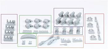ポントスモデル 1/350 ニュージャージー 1982 ディテールアップセット Amazon.com: Pontos 1:350 USS BB-62 Jersey 1982 Detail up set