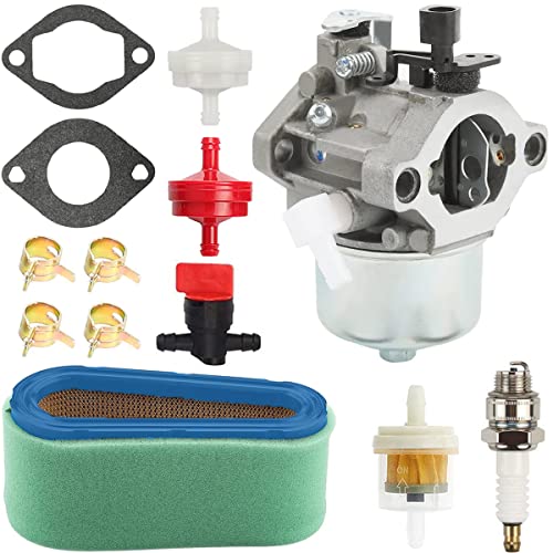 ZAMDOE 699831 694941 Carburador de repuesto para Briggs & Stratton 283702 283707 284702 284707 284777 Motor, cortacésped, tractor, con filtro de aire, juntas de filtro de combustible
