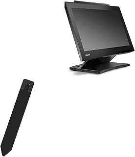 BoxWave Stylus Pouch Compatible with Toshiba TCX Display (15 in) - Stylus PortaPouch, Stylus Holder Carrier Portable Self-Adhesive for Toshiba TCX Display (15 in) - Jet Black