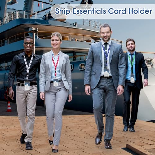 Geyoga 40 Pack Cruise Lanyards Bulk Cruise Ship Lanyards with Waterproof ID Holder Carnival Lanyard for Ships Key Cards Ship Essentials Card Holder by Geyoga - Image 4