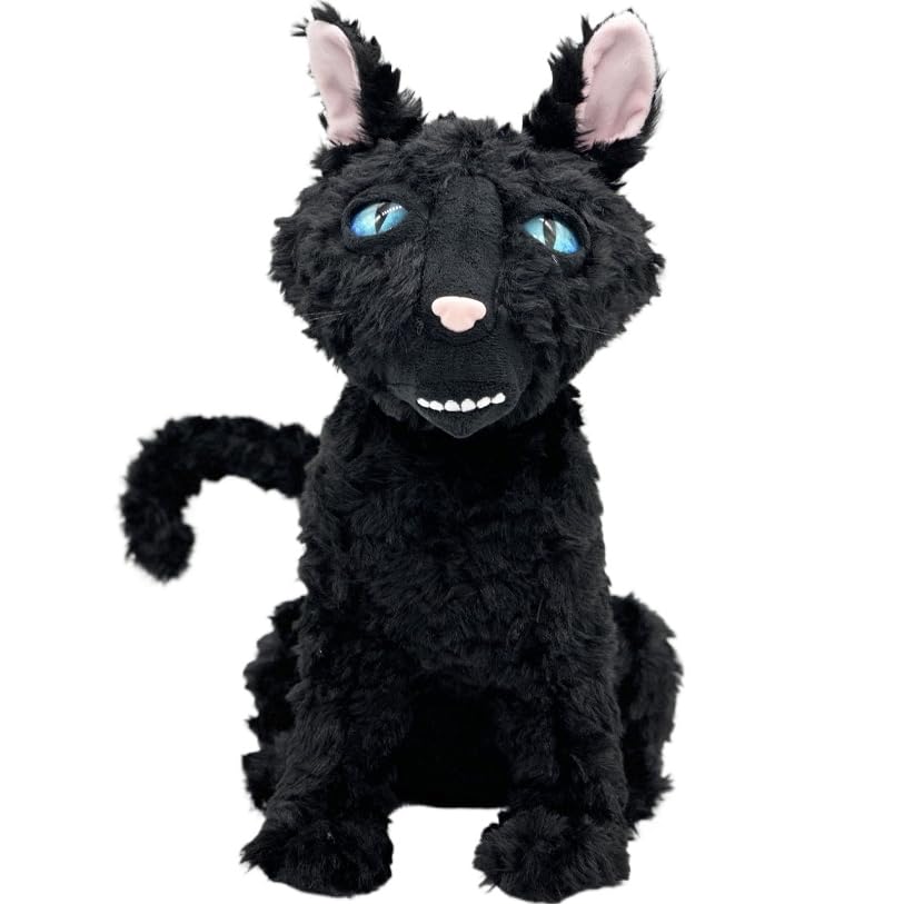 REOZIGN Peluche Coraline, Gato, Ratón, Peluche Corto, Hecho a mano, Personaje De Dibujos Animados, Manga, Videojuego Estatua Objeto De Colección, Regalo Artesanal (Cat)