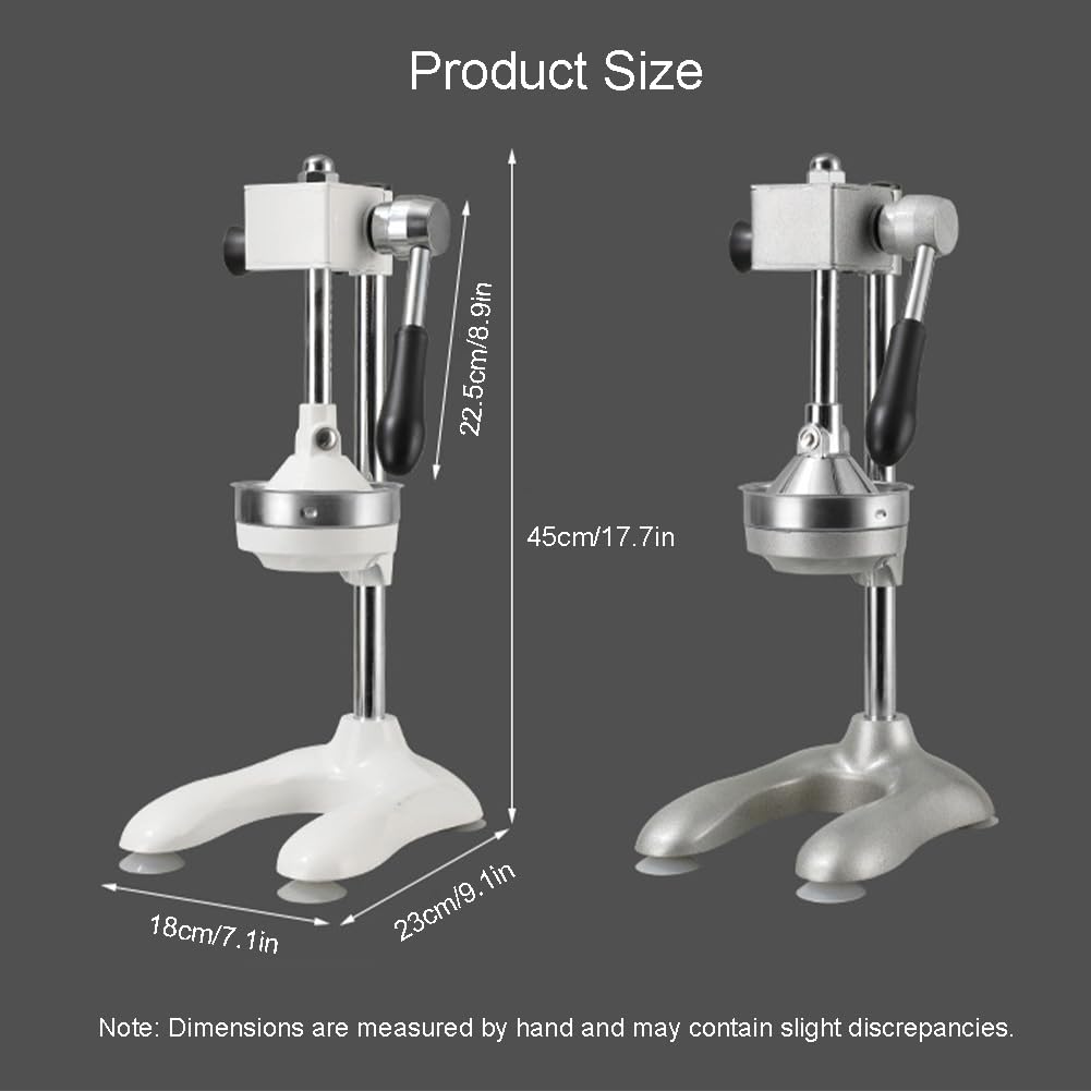 Ręczna wyciskarka do cytrusów, dwugłowicowa wyciskarka ze stali nierdzewnej o ergonomicznej konstrukcji dla łatwego czyszczenia, idealna do domowej kuchni i użytku komercyjnego