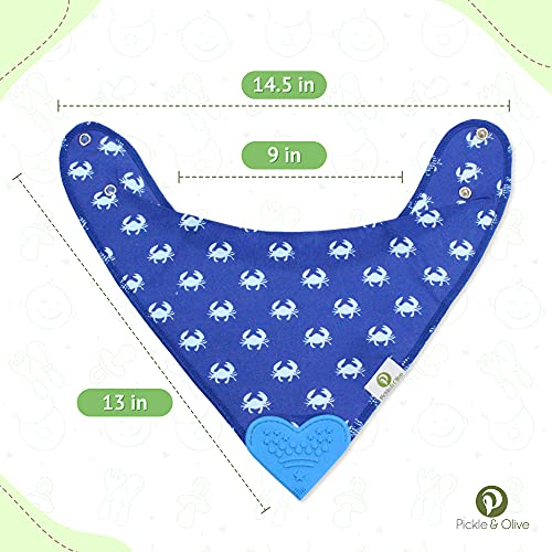 Pickle & Olive 12345 Bandana Teething Bibs thumb #3