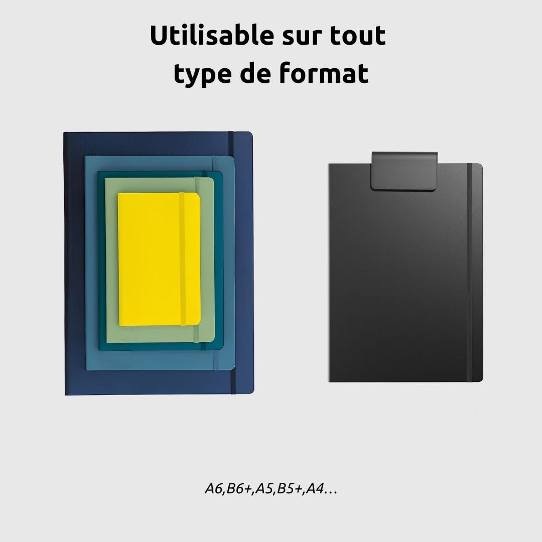 Note Support de Smartphone pour carnet, Cahier, Bloc-Notes, Agenda ou Planner (Fourni sans Le carnet)