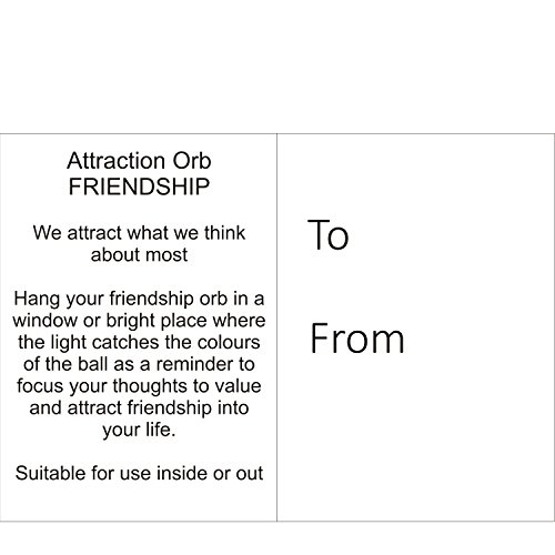 Attraction Orb - Friendship Glass Ornament - Handcrafted Keepsake for Love & Friendship, Unique Gift for Bonding & Connection - Image 3