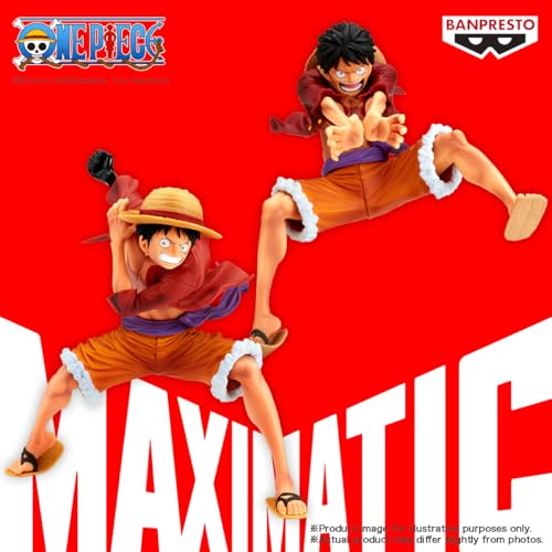 Banpresto Figurine d'action Monkey D Luffy I · II Special One Piece - Maximatic (Verb) 21 cm - Multicolore BP29209P - Figurine à Collectionner - Optimal pour Les Fans d'Anime