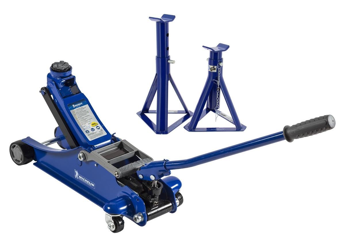 Michelin Wagenheber Rangierwagenheber Hydraulisch 1.8 (jack) t 2 (jack stands) t von 105 (jack) mm von 266 (jack stands) mm - bis 350 (jack) mm - bis 355 (jack stands) mm 009558