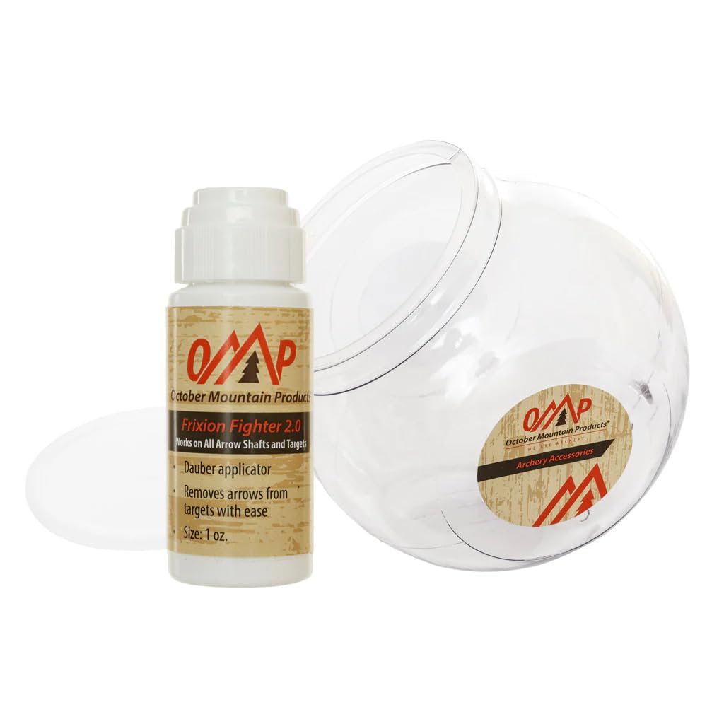 October Mountain Products Frixion Fighter 2.0 Arrow Lube Bulk Counter Display (10 Pack - 1 oz.)