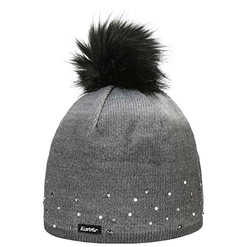 Eisbär Damen Dip Dye Lux Crystal Mütze, graumele bedruckt mit schwarz,...