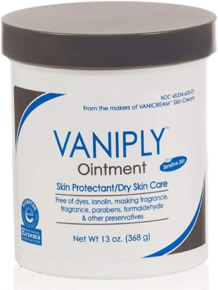 Vaniply Ointment, Skin Protectant, Dry Skin Care - 13 oz jar, Pack of 4