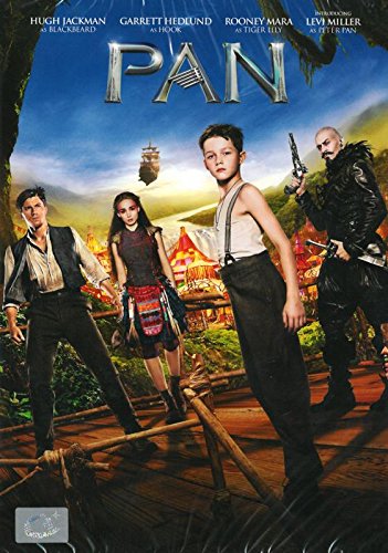 Pan Joe Wright DVD Region 3 Levi Miller Hugh Jackman Garrett Hedlund