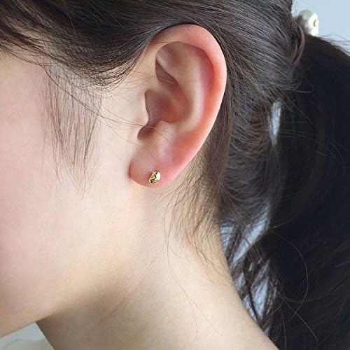 Amazon | 【TAKE-UP】[ セカンドピアス] K18ビーンズピアス | ピアス 通販