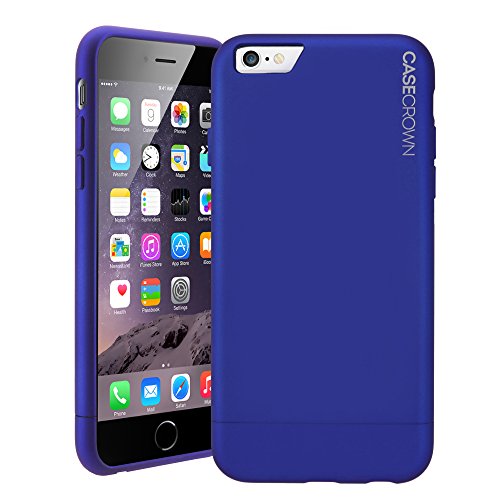 CaseCrown iPhone 6 Plus Case, Perfect Fit & Soft Interior, Lux Glider Case (Blue Sapphire)