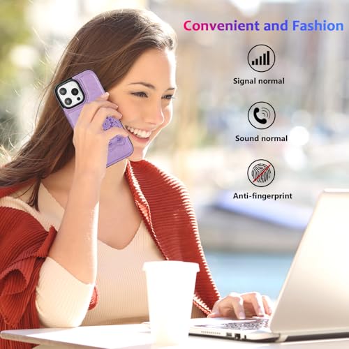 Étui portefeuille iPhone 16 Pro Max PASNEW en cuir avec béquille intégrée - 3