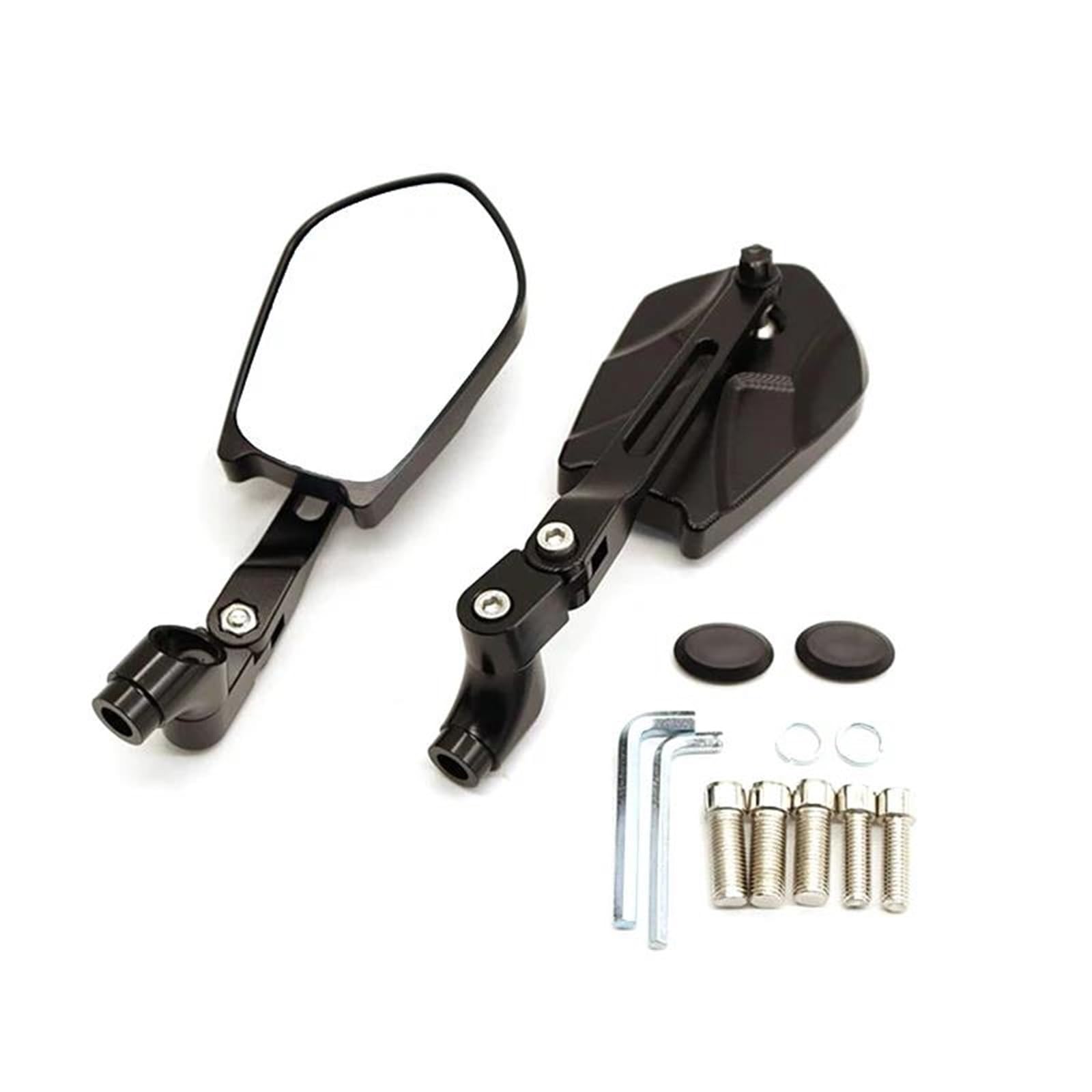 Espejos retrovisores de aluminio para moto de 8 y 10 mm compatibles con F800