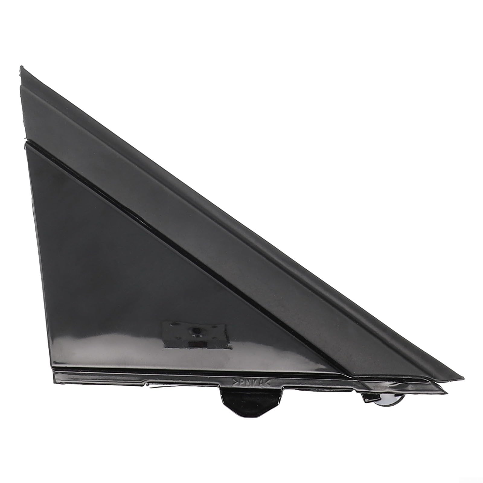 Per Fiat 500 2012 2019 Lucido Nero Specchio Bandiera Copertura Modanature 2 Pz Sinistra e Destra